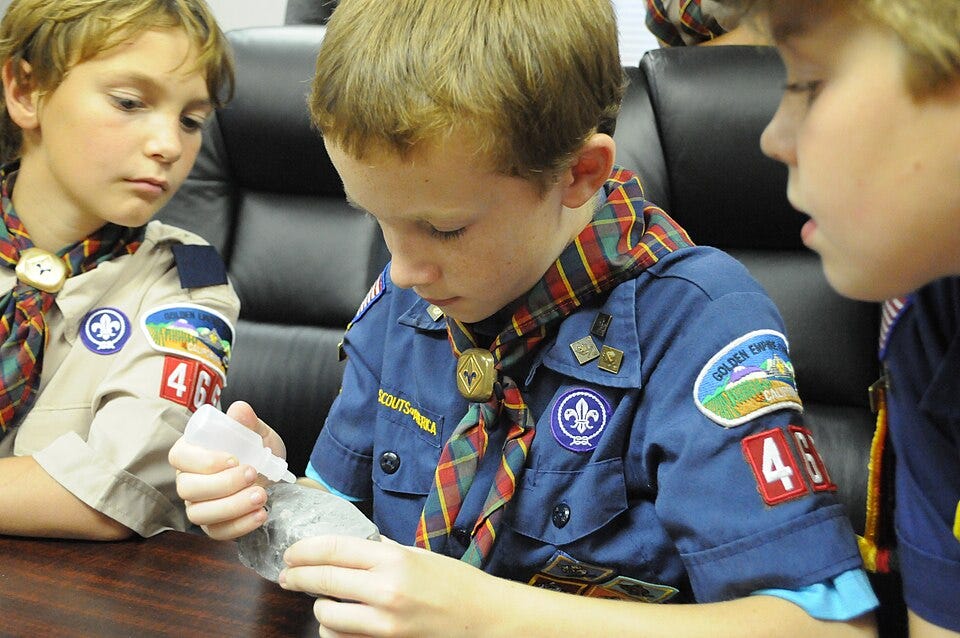 File:Cub Scouts Earn Geology Badge (8200193981).jpg