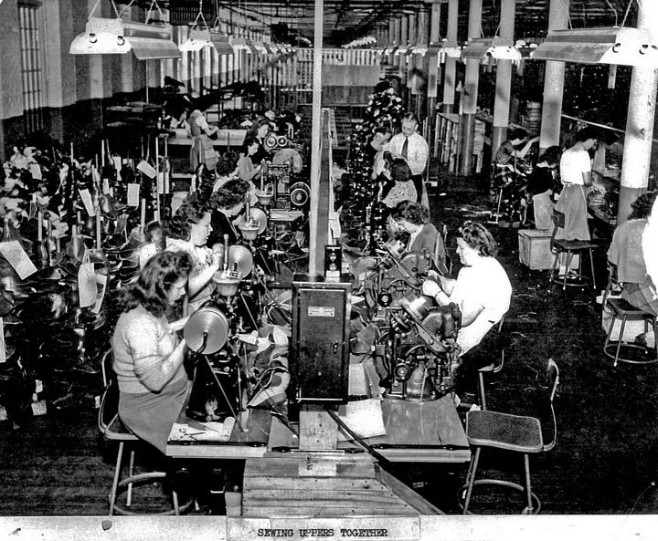 Historical photos of the textile mill Lowe Mill ARTS & Entertainment inhabits