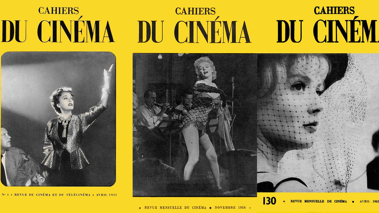 Cahiers Back in the Day