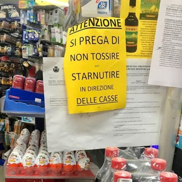 Starnutire dall'altra, grazie.