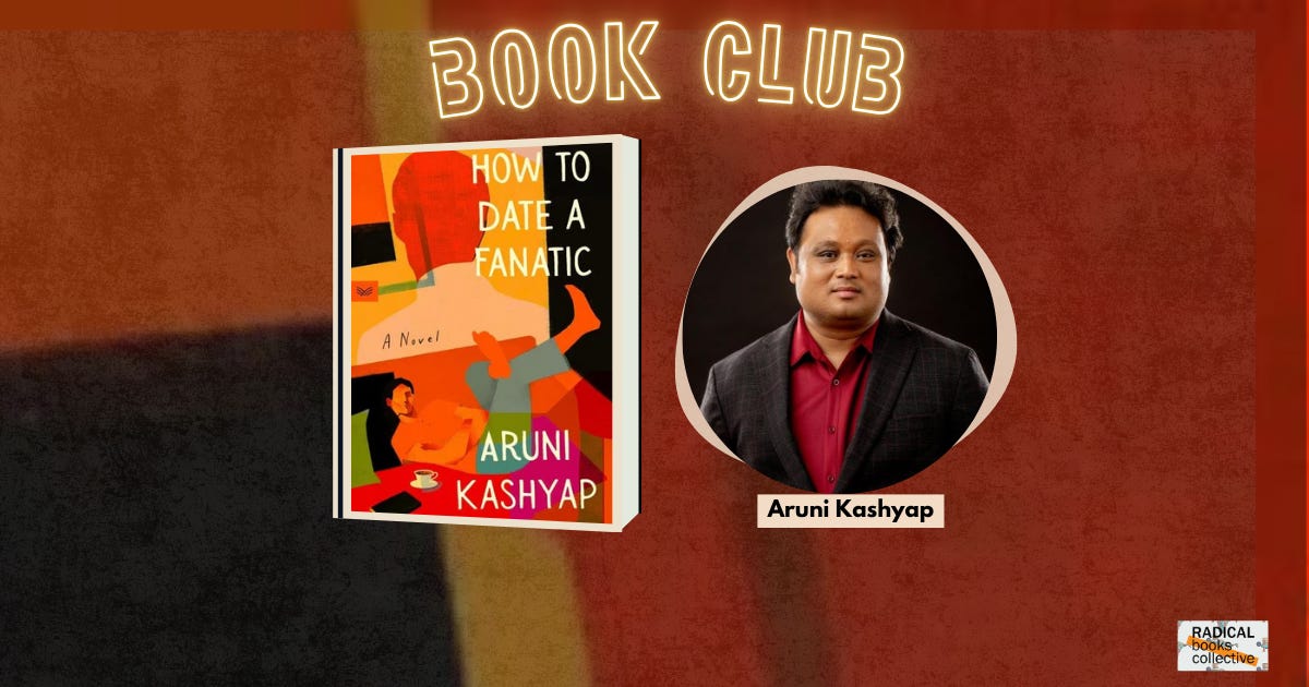 How To Date A Fanatic Book Club with Aruni Kashyap