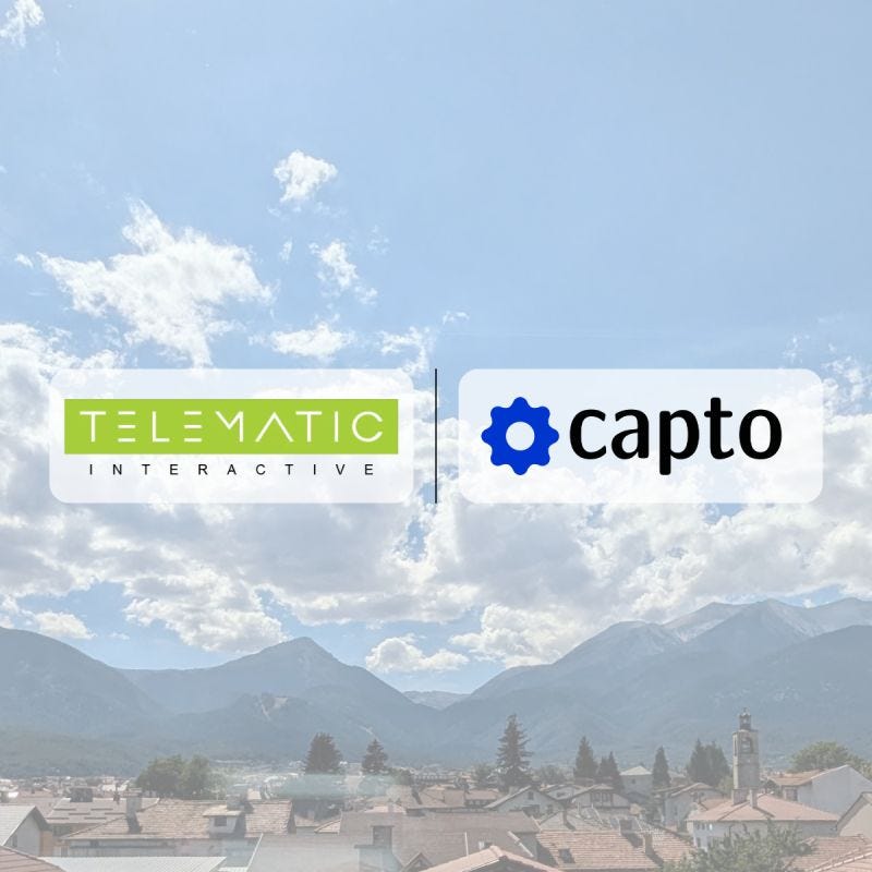 ๐จClient Announcement: Telematic Interactive officially joins the growing list of leading Bulgarian companies working with Capto!๐จ