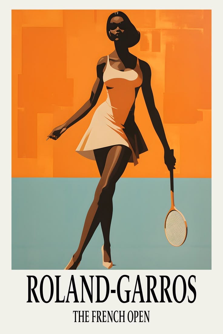 Roland Garros French Open Grand Slam Tennis Poster Ideal for - Etsy