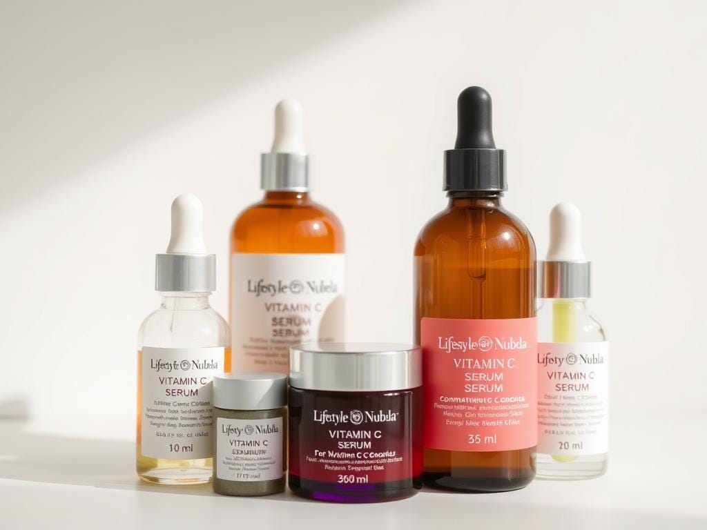 Vitamin C serum for different skin types