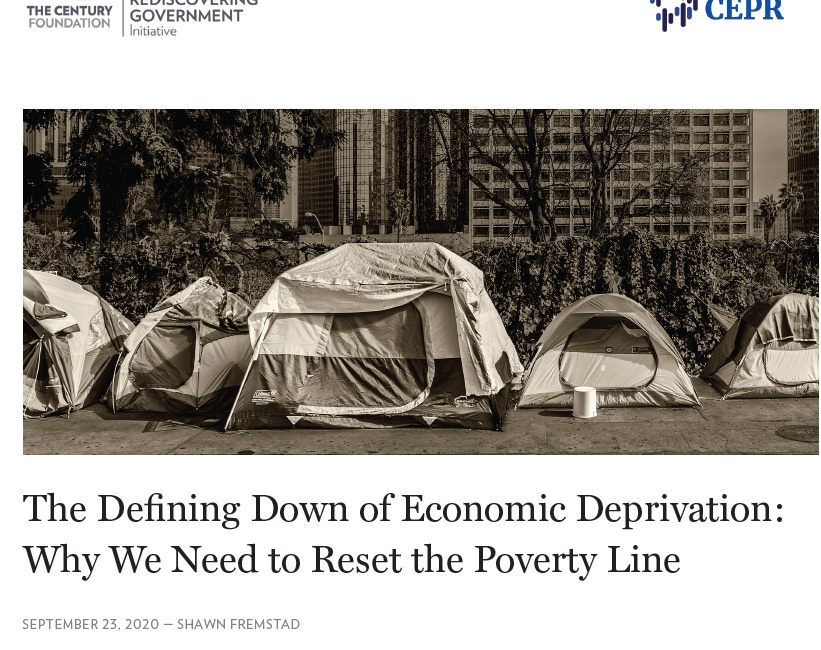 Monday - One Great Read - Poverty Measurement