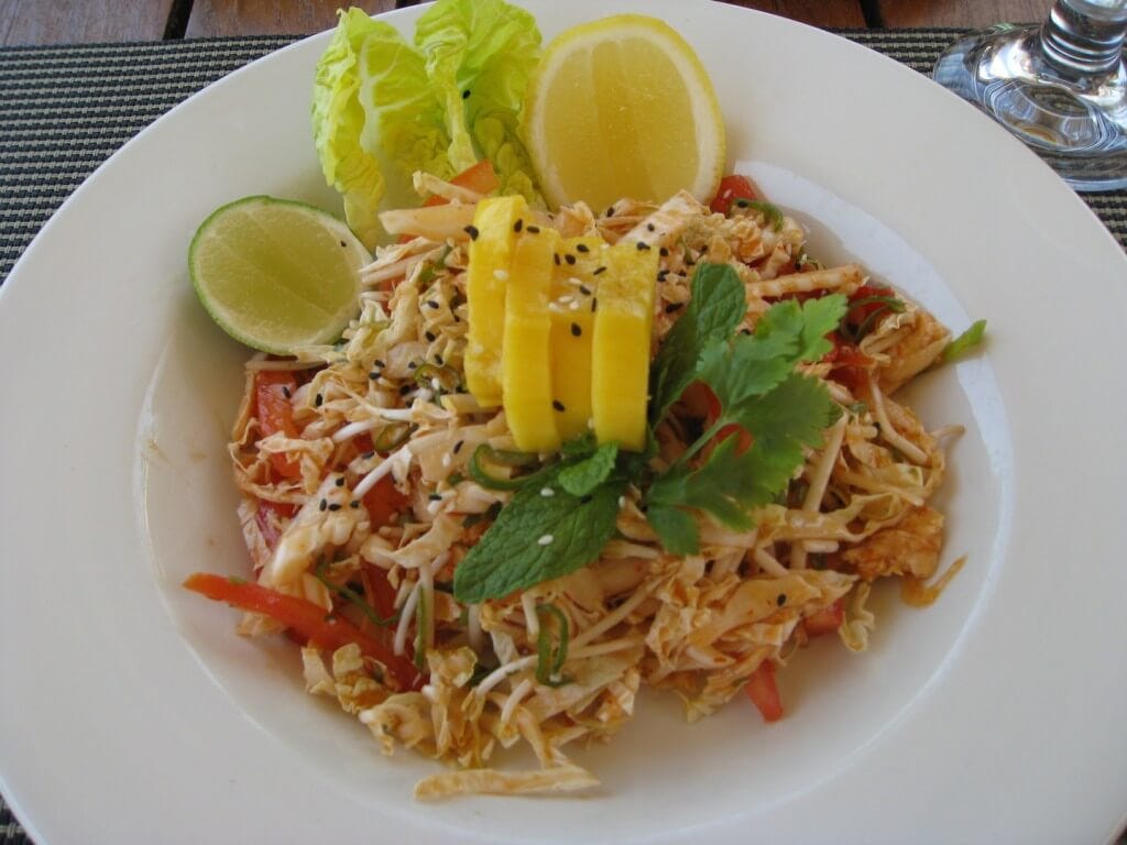 Thai style chicken salad