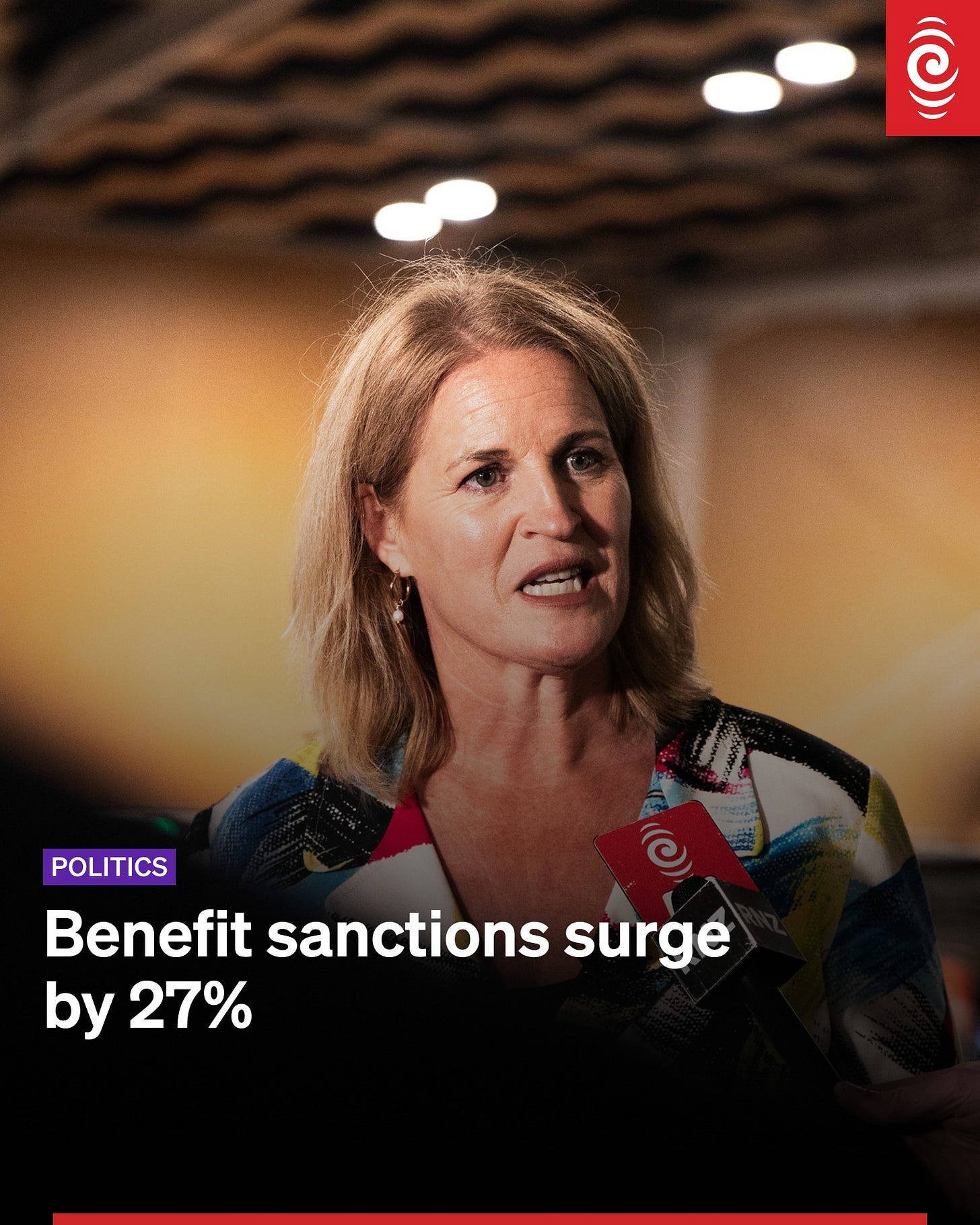 May be an image of 1 person and text that says "ල POLITICS Benefit sanctions surge by 27%"