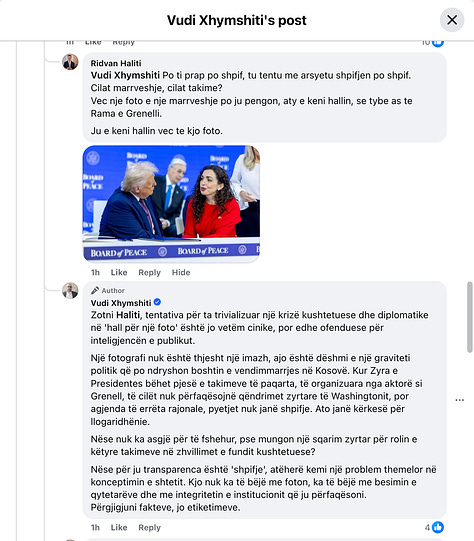 Kultura Presidencial e Komunikimit me Publikun e Kosovës