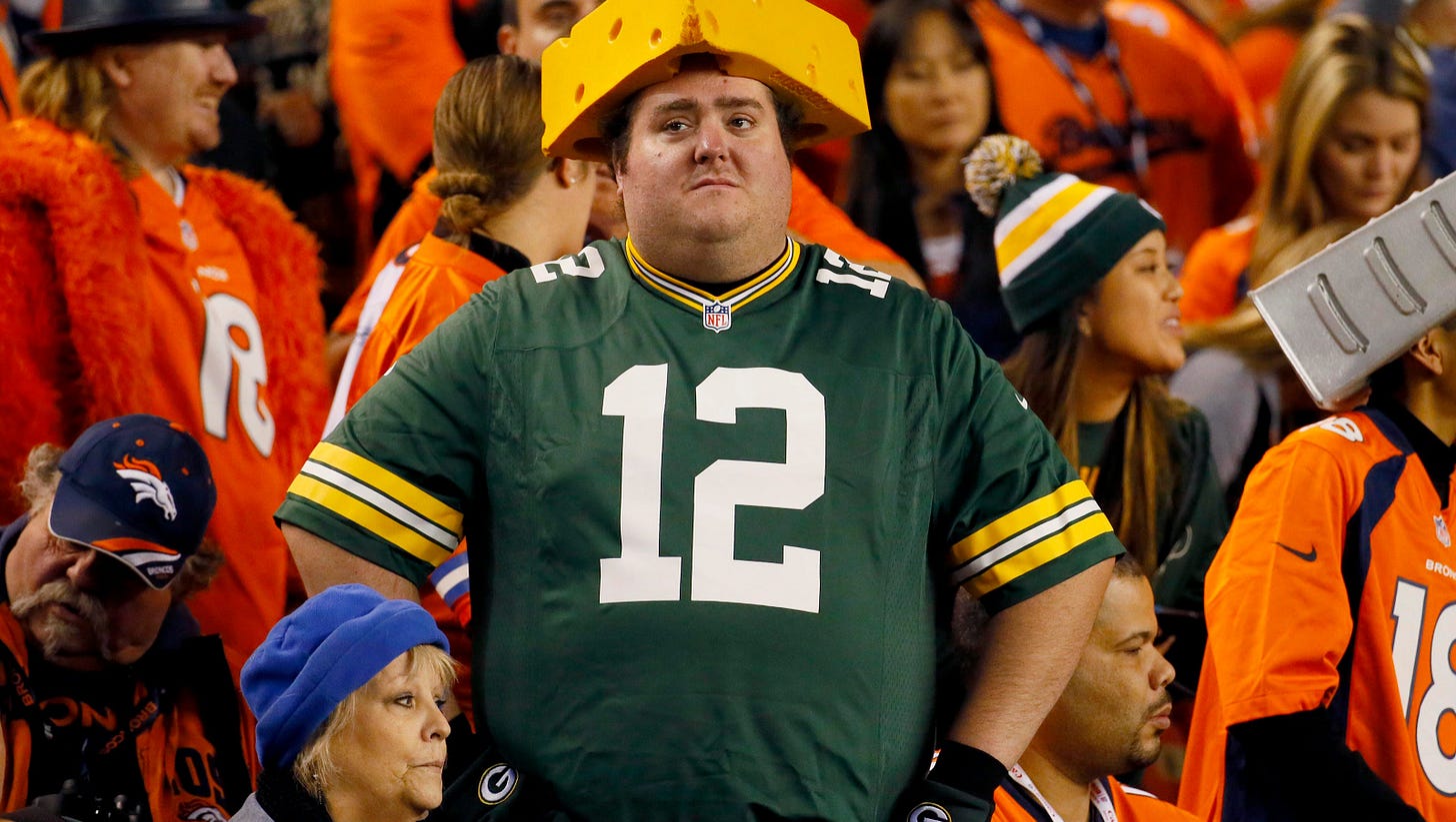 And Packers fans everywhere were sad