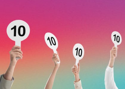 judges holding up all 10s