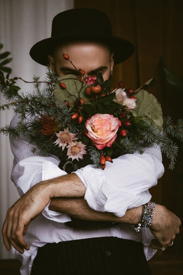 Davide Salzano, Floral Designer, ritratto da Monica Monimix Antonelli