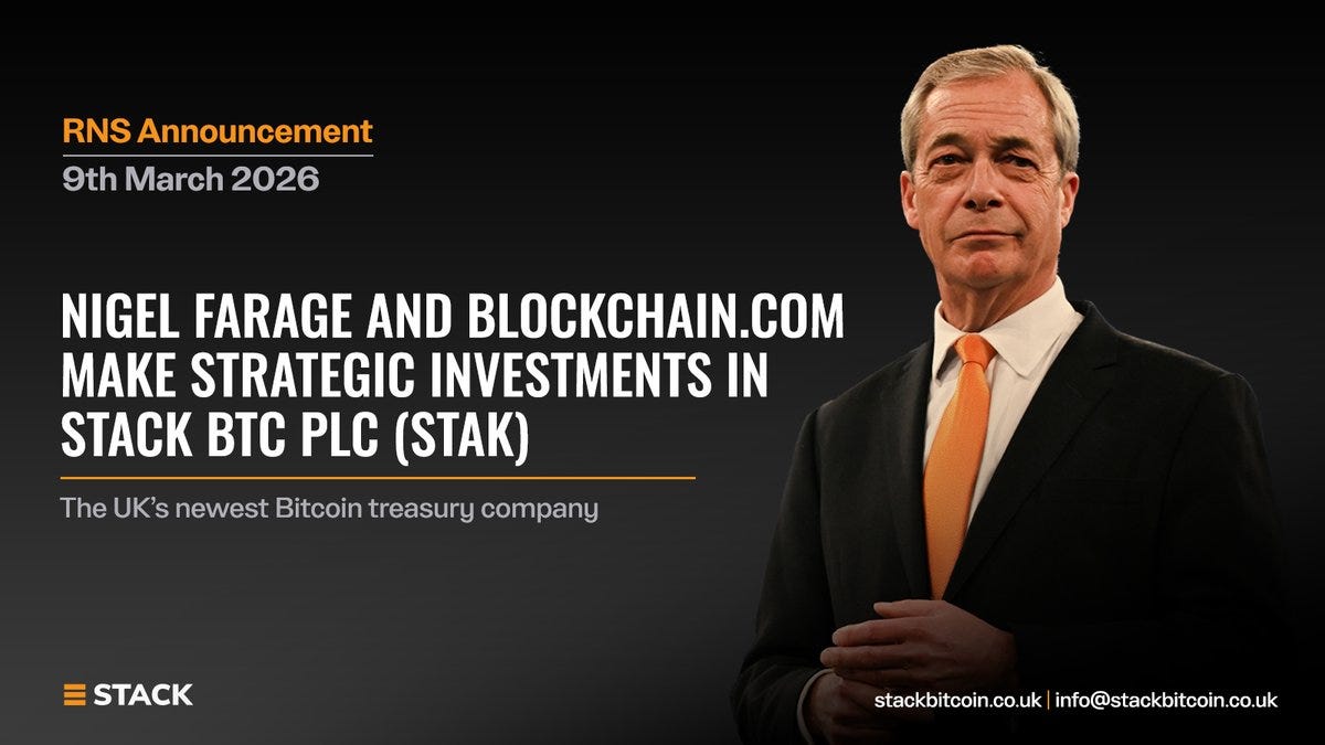 Der potenziell nächste Premierminister Großbritanniens, @Nigel_Farage, hat 215.000 £ in die neue „Bitcoin Treasury Company“ @stackbtc_ investiert. 🇬🇧👀 Das Unternehmen, das der ehemalige UK-Finanzminister Kwasi Kwarteng leitet, verkündete kürzlich ... Der potenziell nächste Premierminister Großbritanniens, @Nigel_Farage, hat 215.000 £ in die neue „Bitcoin Treasury Company“ @stackbtc_ investiert. 🇬🇧👀 Das Unternehmen, das der ehemalige UK-Finanzminister Kwasi Kwarteng leitet, verkündete kürzlich ...