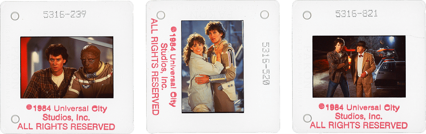 THE LAST STARFIGHTER slides; courtesy of Universal City Studios.
