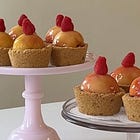 Peach Melba Ice Cream Cupcakes (GF option)
