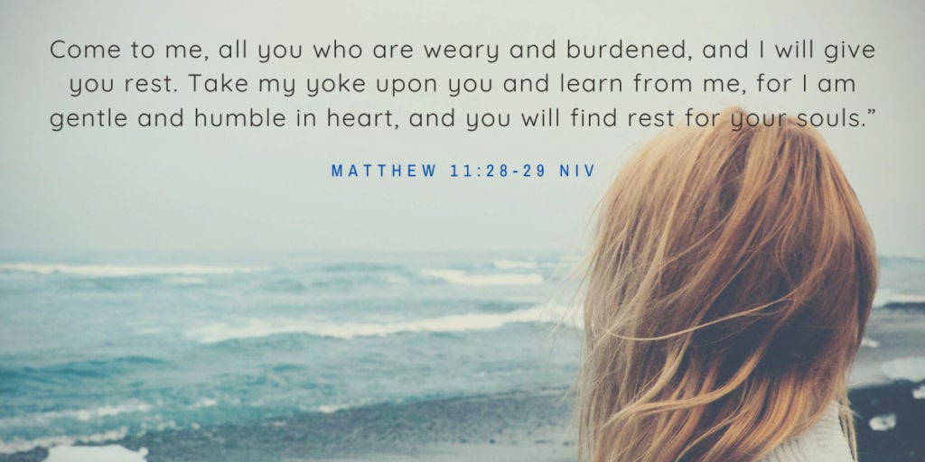 Matthew 11:28-29