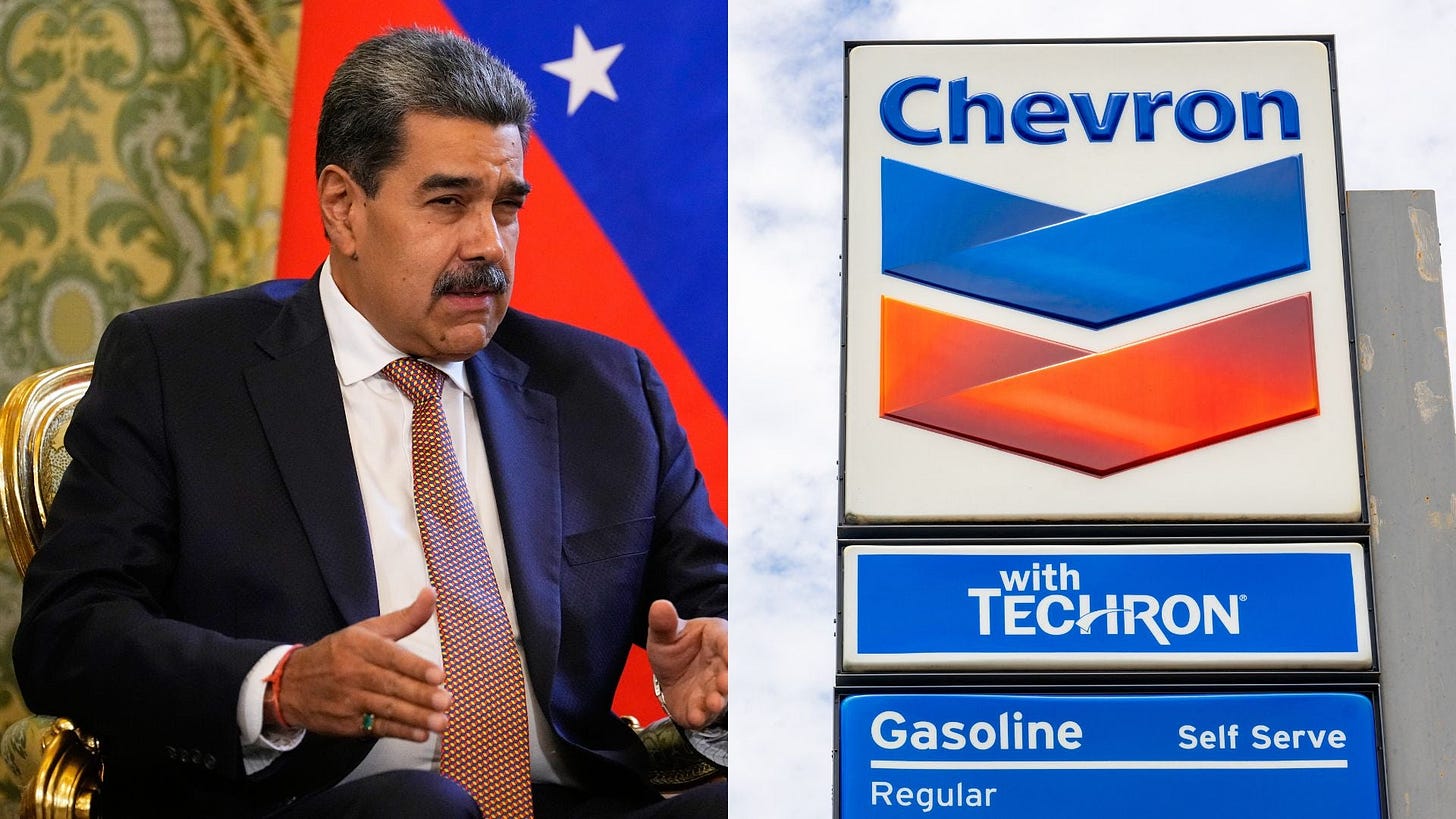 Maduro asegura que Chevron volverá a operar en Venezuela con permiso de EE.  UU.: "Bienvenidos al trabajo" | NTN24.COM