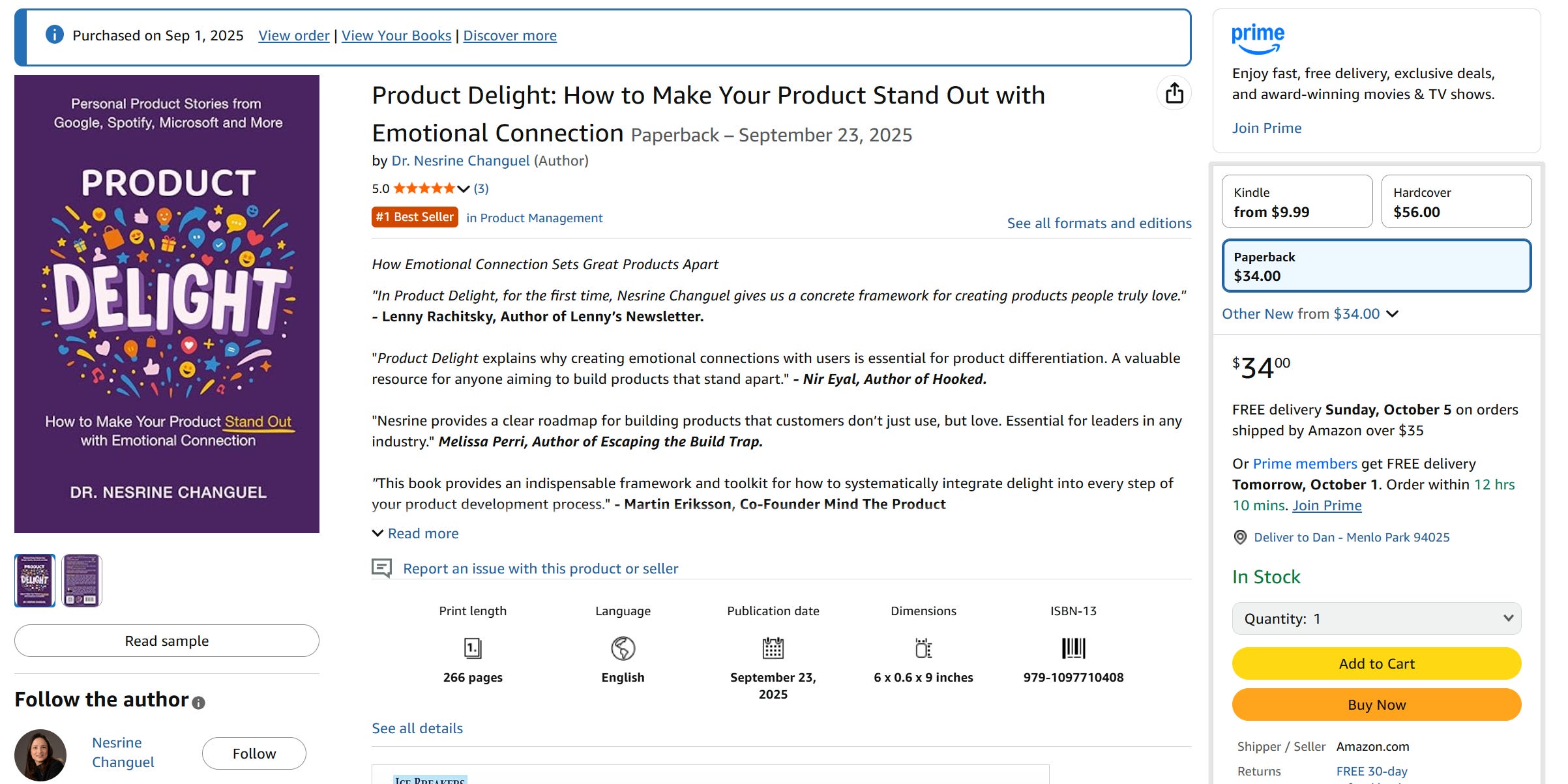 A Week After the Launch of Product Delight