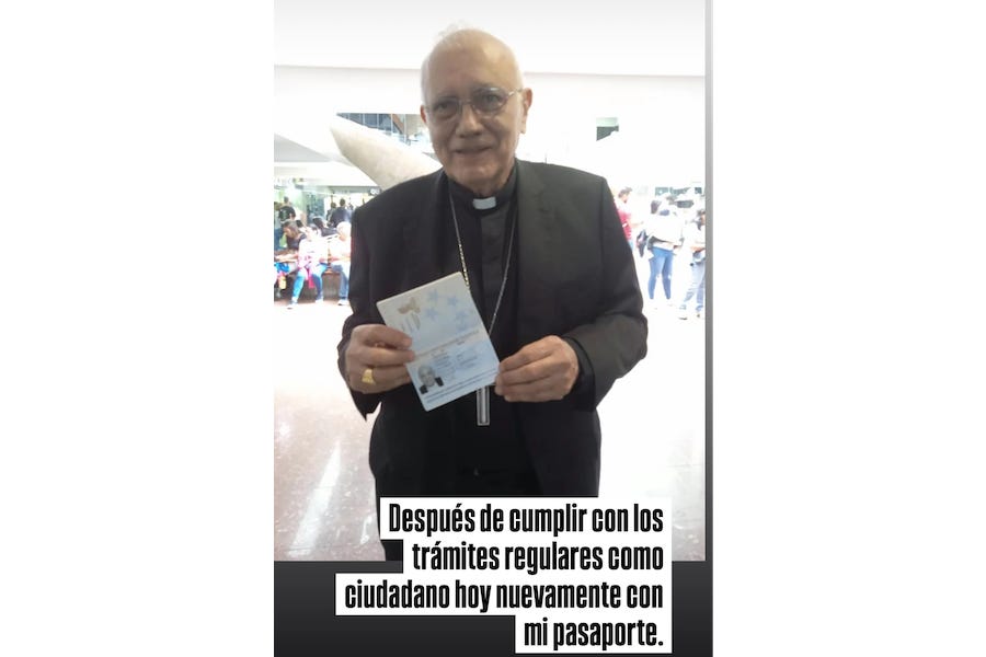 Venezuela restores Cardinal Porras’ passport