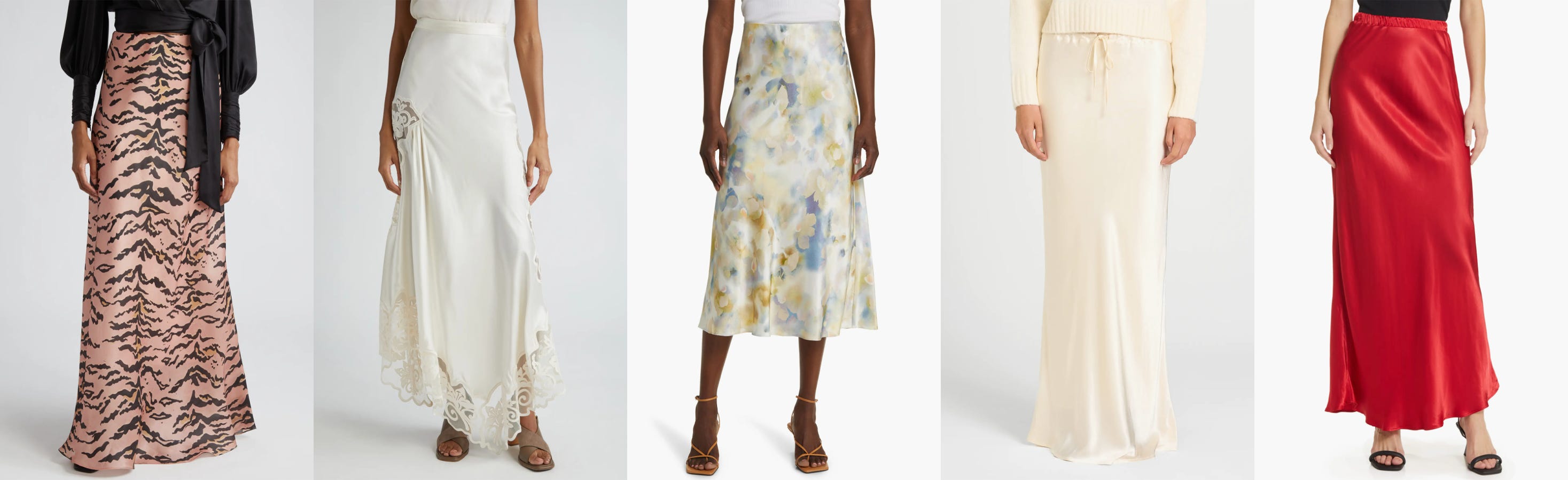 euro summer style - silk skirts