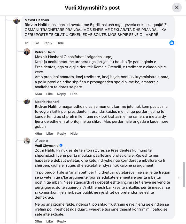 Kultura Presidencial e Komunikimit me Publikun e Kosovës