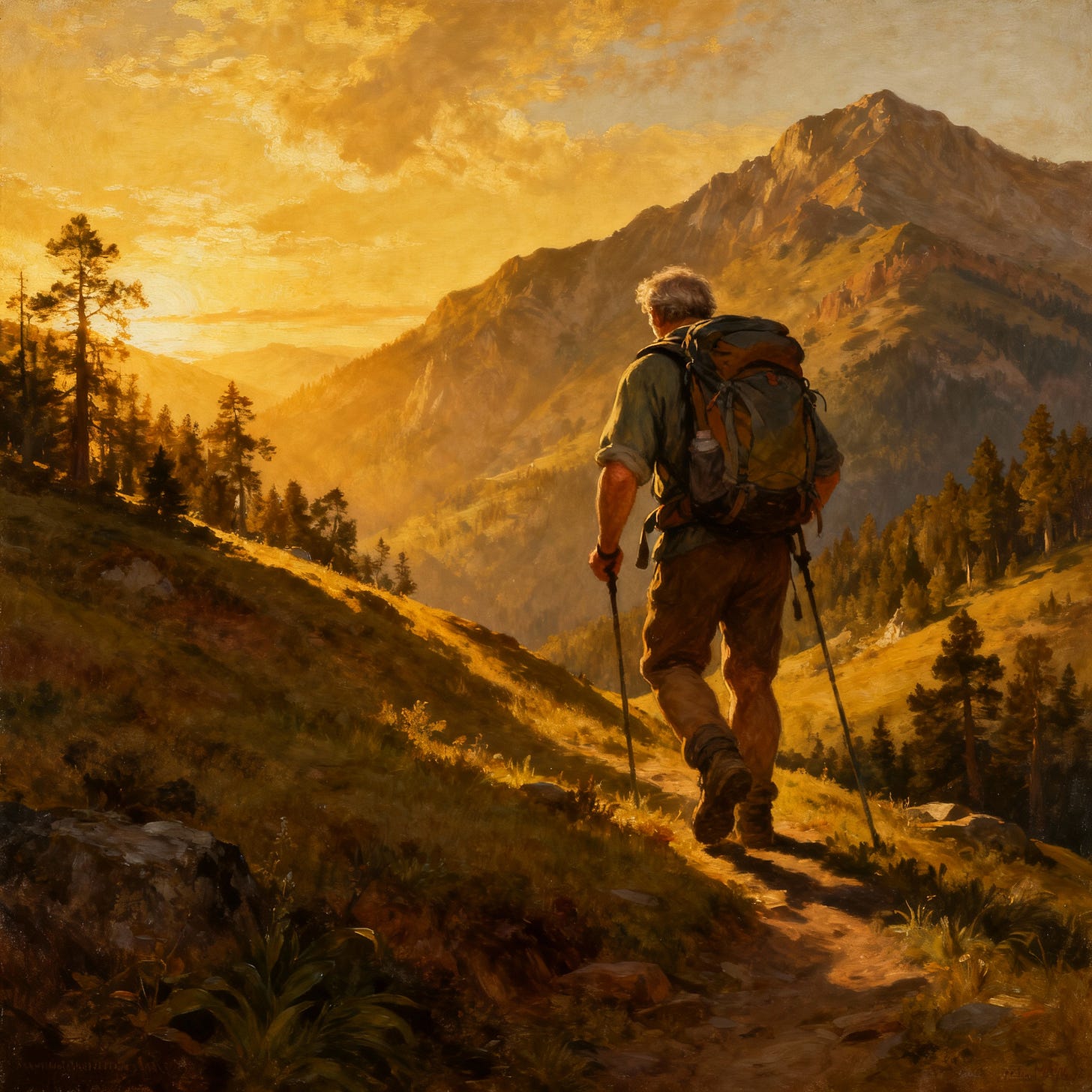 Renaissance style hiking image: single unseen-face hiker in Indian hills, realistic for blog. Renaissance style hiking image: single unseen-face hiker in Indian hills, realistic for blog.