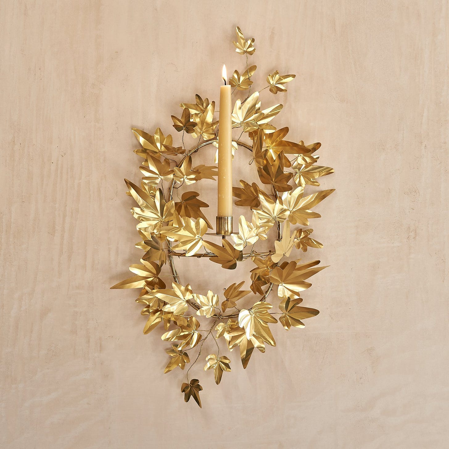 Ivy Candle Sconce (Large)