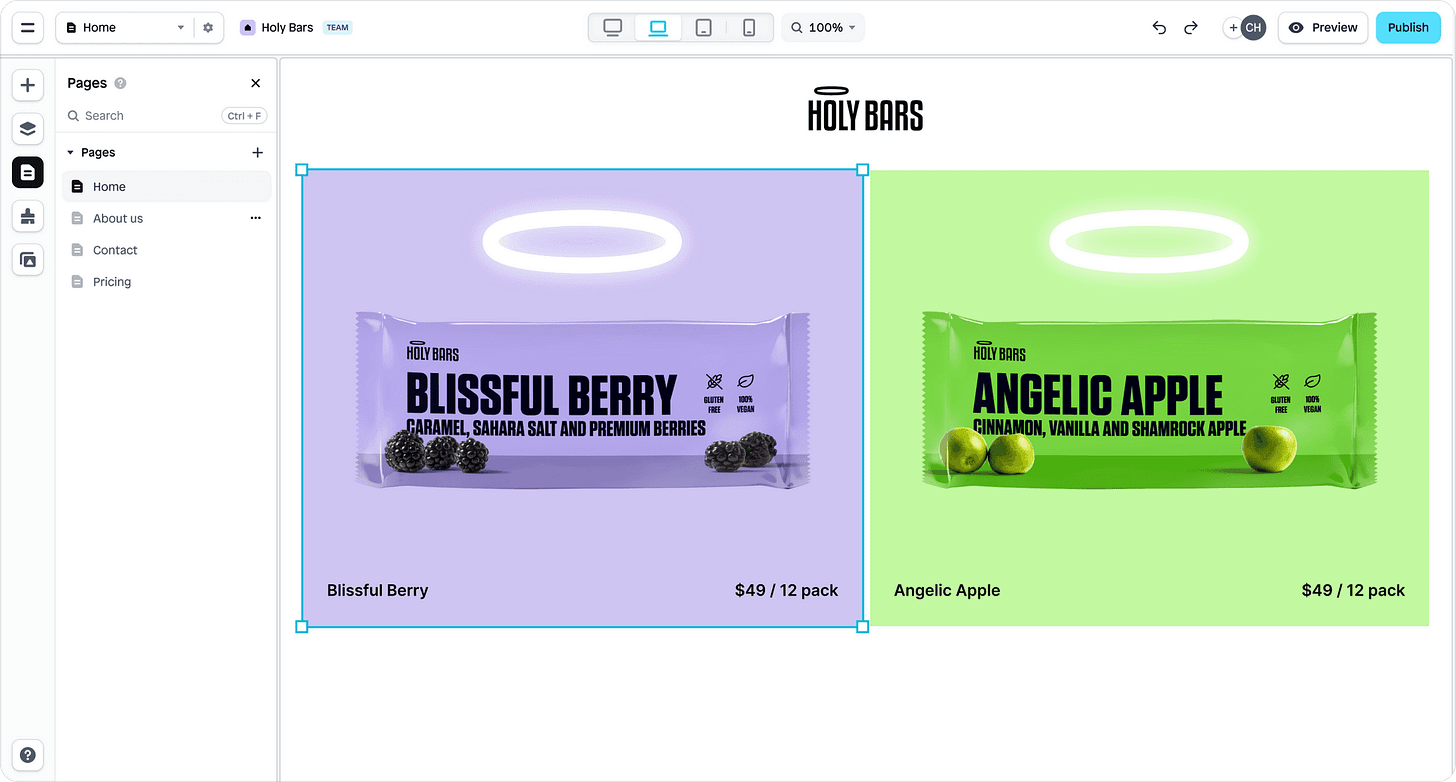 Instant Landing Page Builder