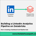Building a LinkedIn Analytics Pipeline on Databricks — Part 4: Creating a Dashboard and Pipeline Cost