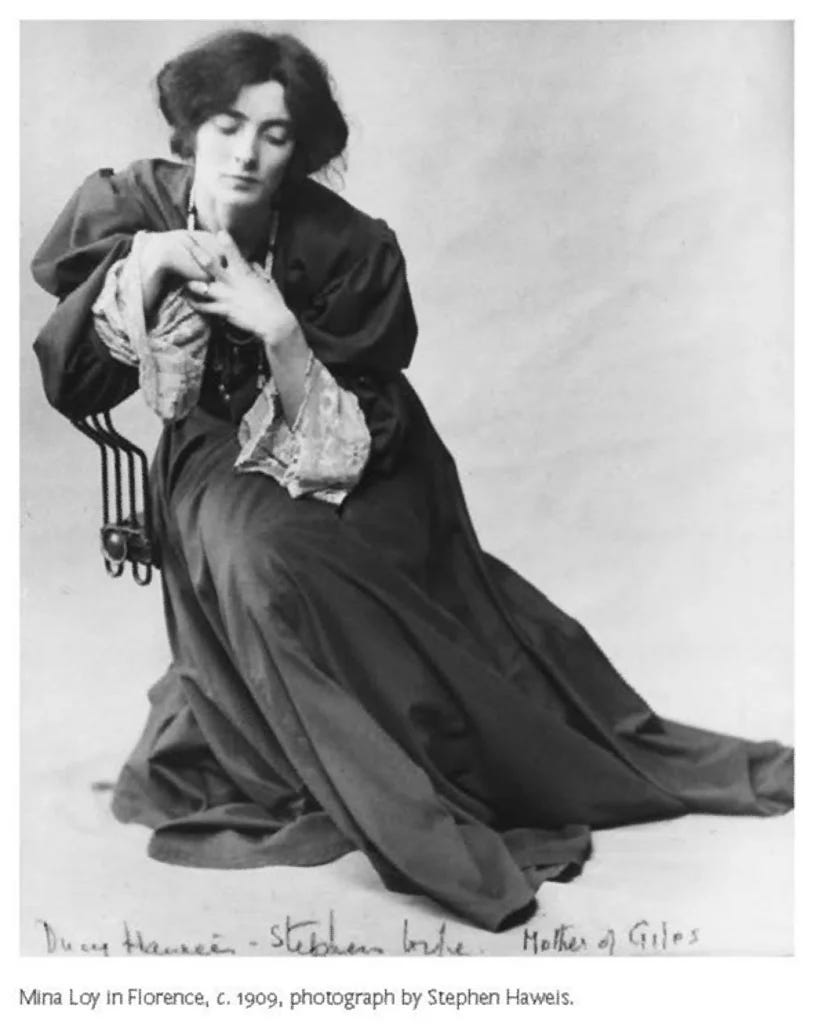 Mina Loy in Florence. 1909.
