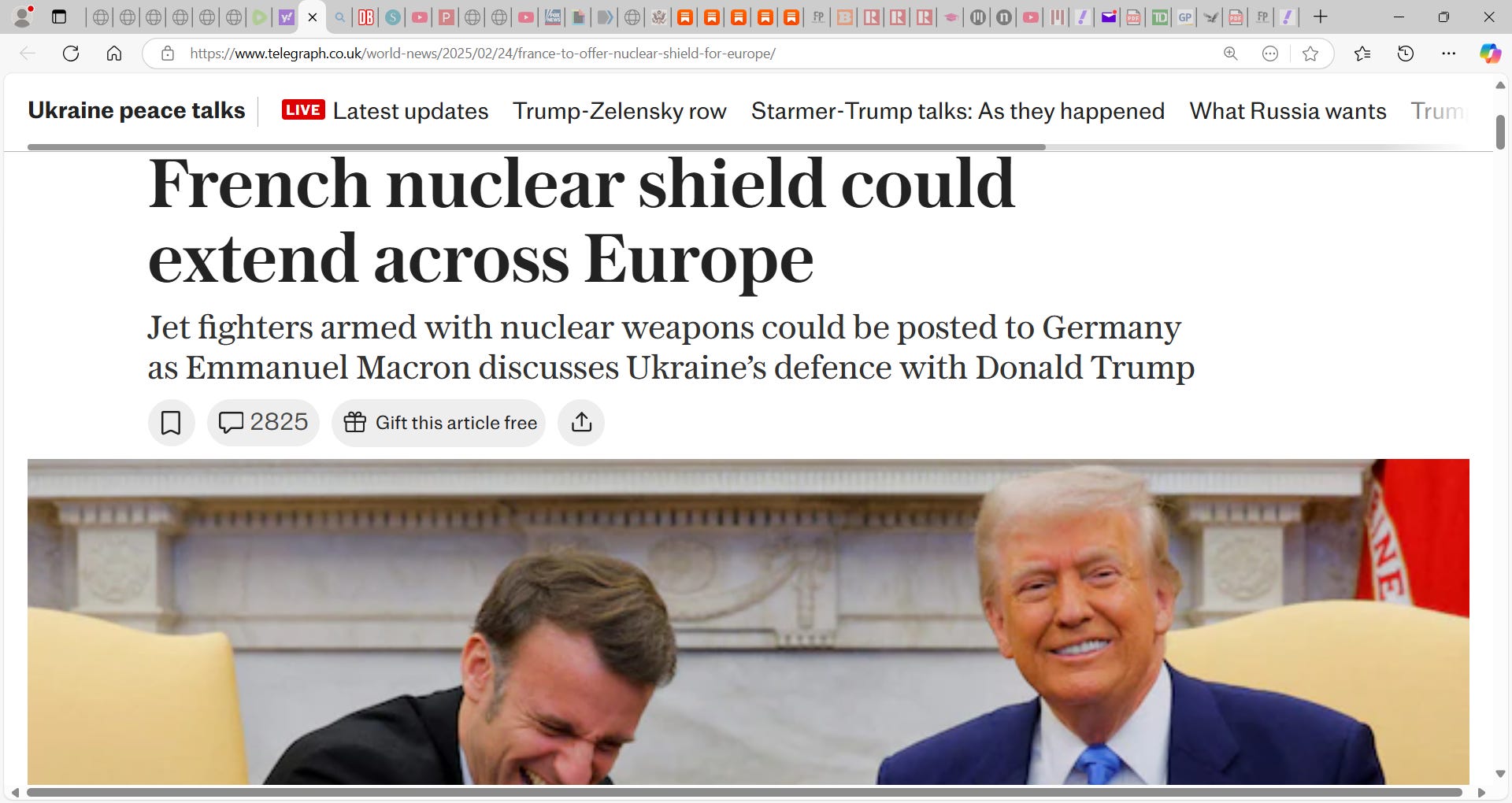 'France is ready to use its nuclear deterrent to help protect Europe ...
