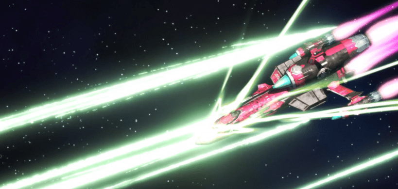 The Bentenmaru, seen in the opening theme of "Bodacious Space Pirates."