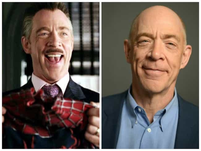 Image result for jk simmons jj jameson side by side