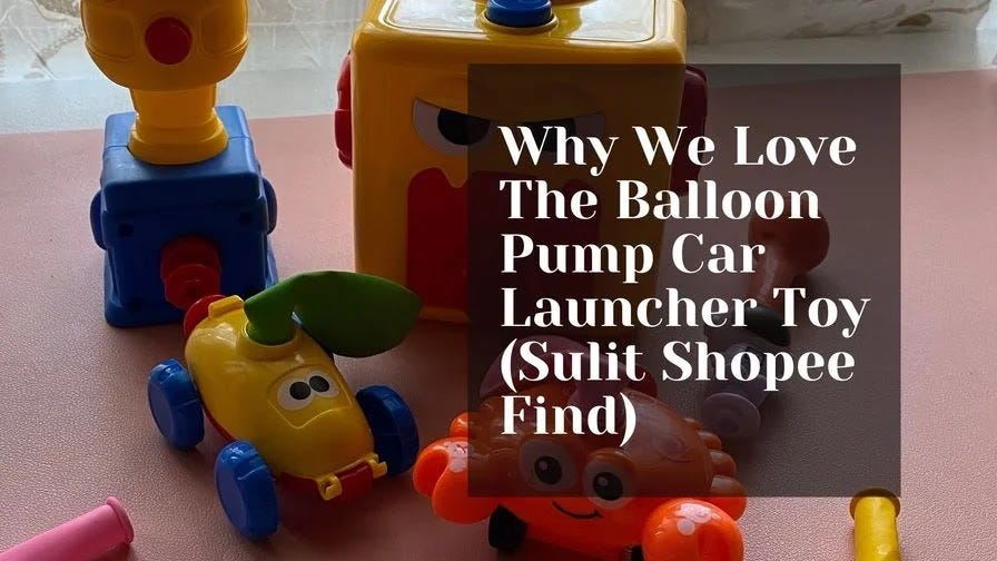 Balloon Pump Car Launcher Toy review Balloon Pump Car Launcher Toy review