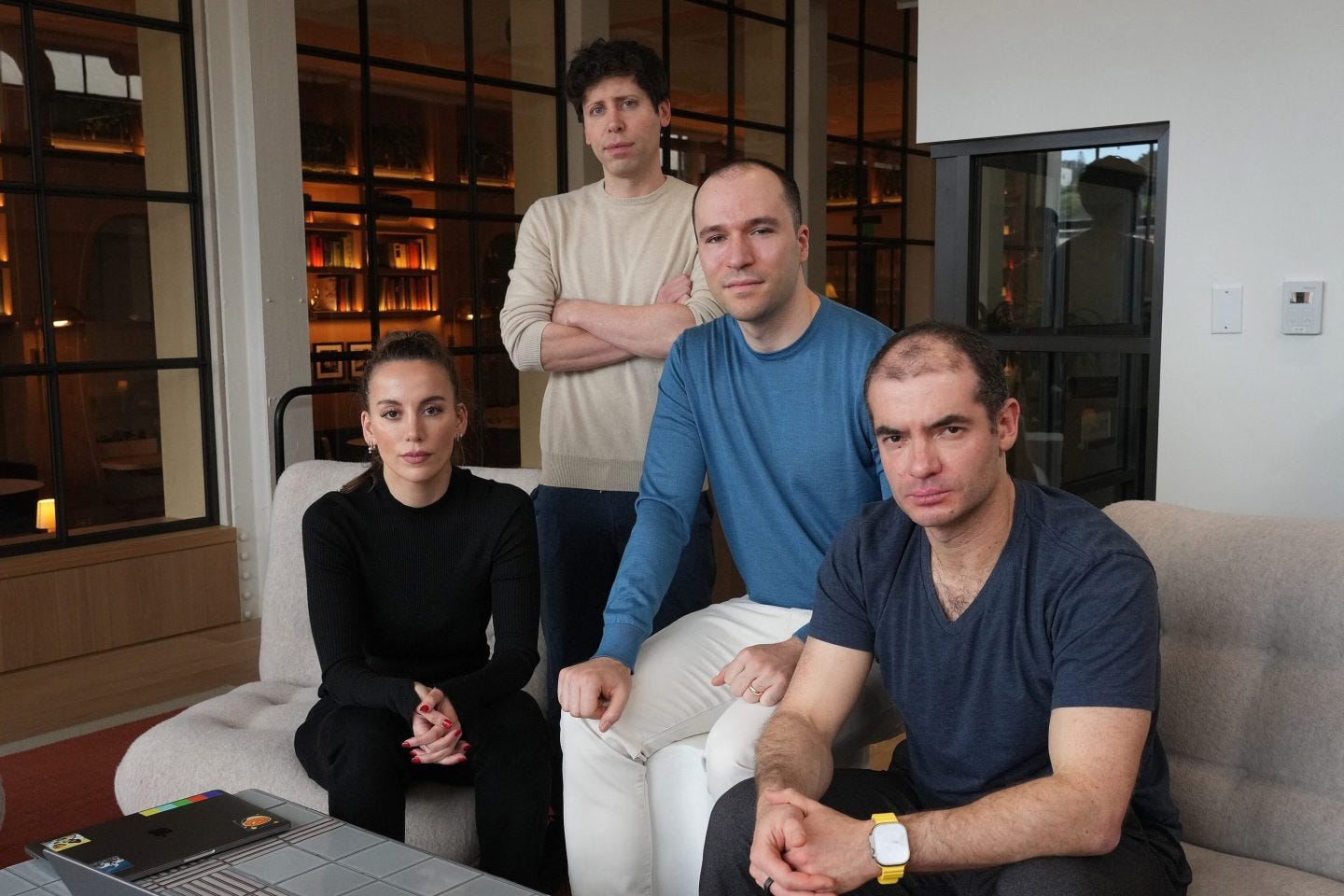 Only one person is left from this iconic OpenAI photo | Fortune Only one person is left from this iconic OpenAI photo | Fortune