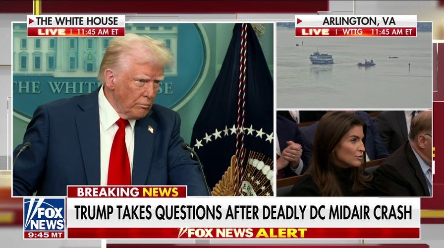 Trump attacks DEI policies after DC plane crash, says FAA employees must be  held to 'highest standards' | Fox News