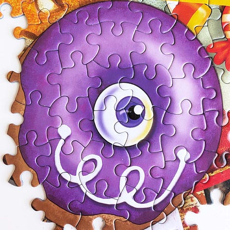 White Mountain Trick or Treat Jigsaw Puzzle