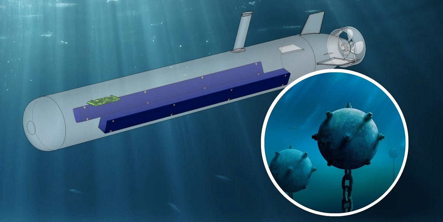 MANTIS unmanned underwater vehicle.