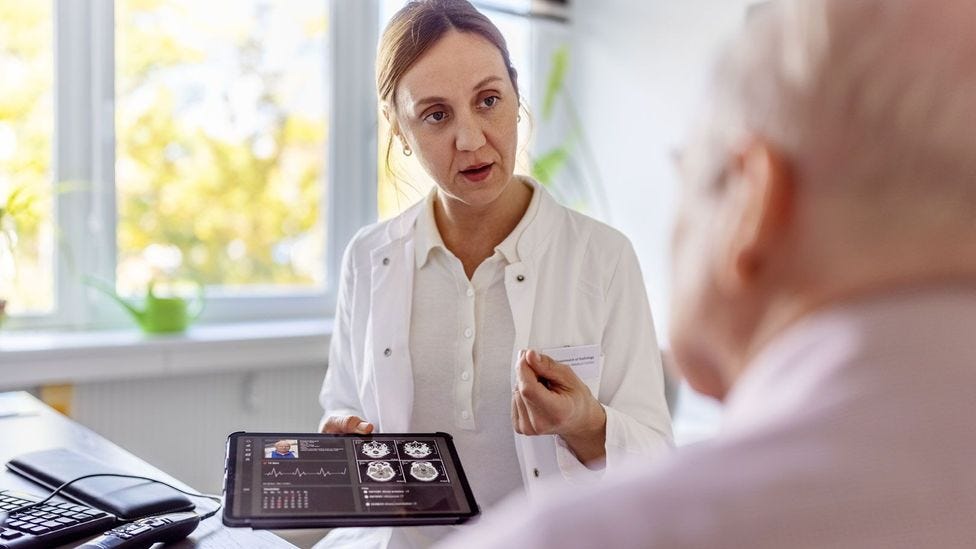 While a robot may ostensibly provide a faster diagnosis, patients will still want humans to guide and educate them (Credit: Getty Images)