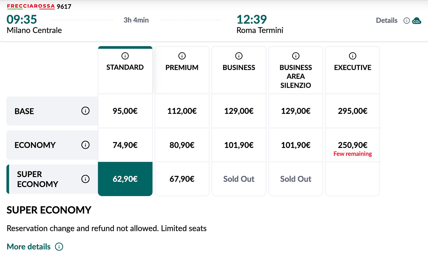Booking a ticket with Trenitalia Booking a ticket with Trenitalia