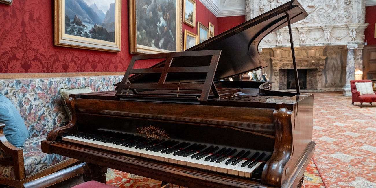 Piano that went round the world returns to Cragside