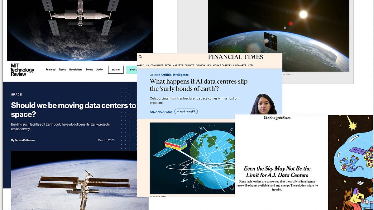 Putting AI data centres in space is an absurd idea – but also a very useful one