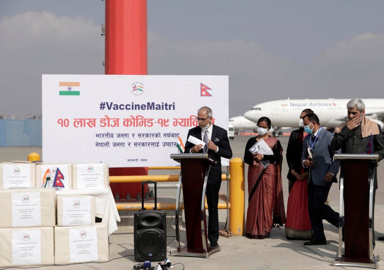 To counter China, India pursues vaccine diplomacy in South Asia | Coronavirus pandemic News | Al Jazeera To counter China, India pursues vaccine diplomacy in South Asia | Coronavirus pandemic News | Al Jazeera