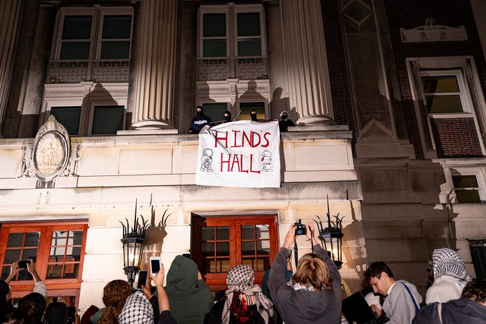 Student Protests at Columbia Escalate With Hamilton Hall Occupation Student Protests at Columbia Escalate With Hamilton Hall Occupation