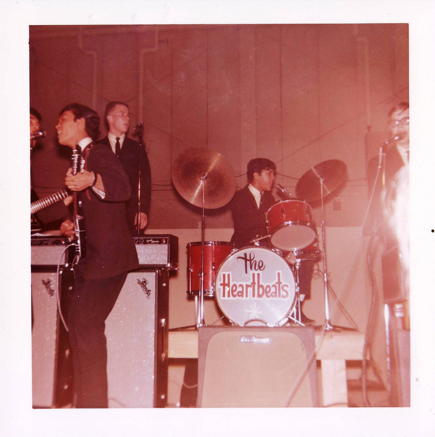 Heartbeat teen band in Anchorage, Alaska circa 1960s.