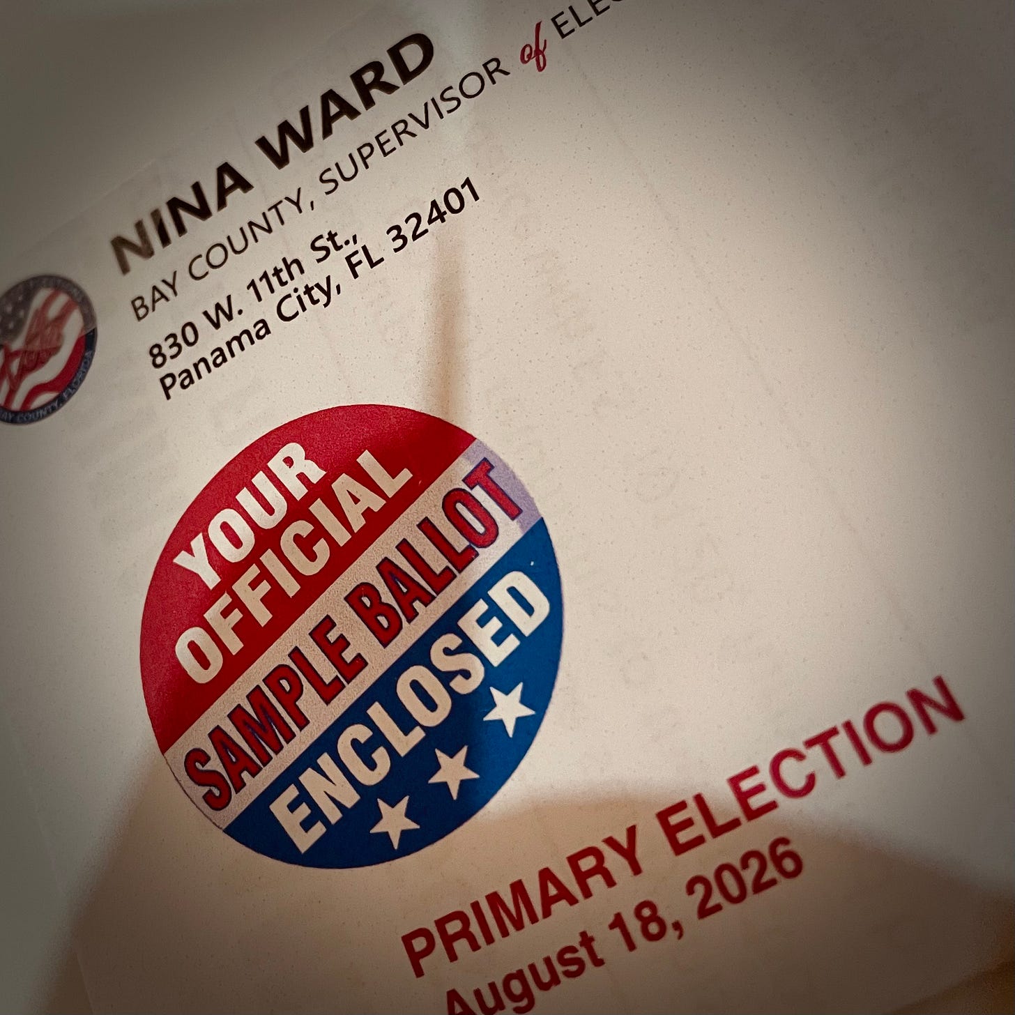 primary ballot for Bay County, Florida primary ballot for Bay County, Florida