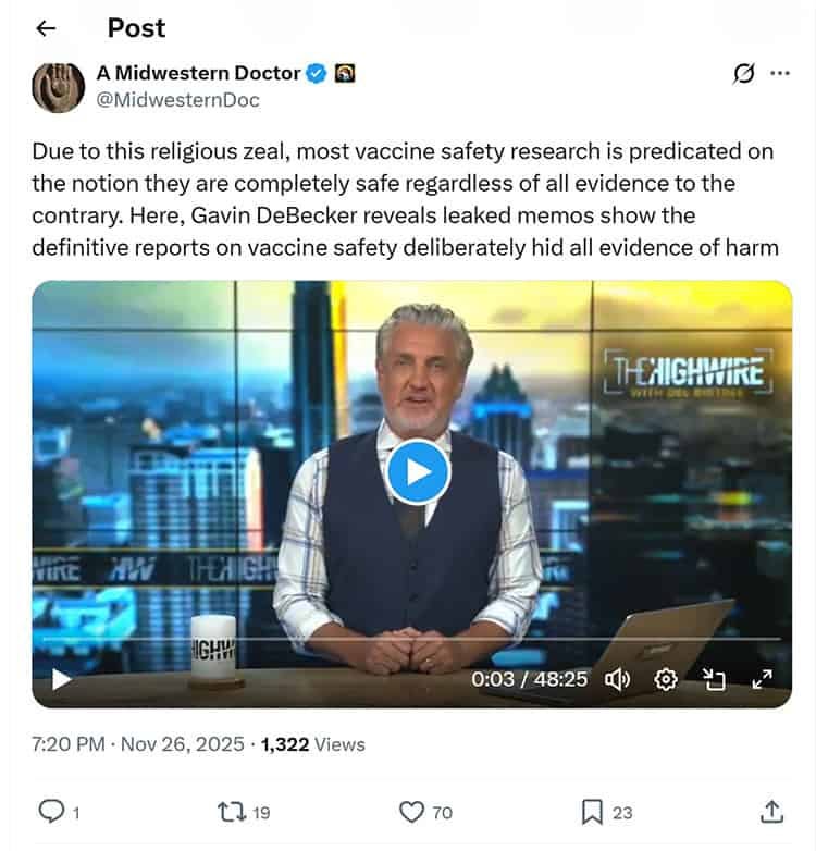 a midwestern doctor tweet video