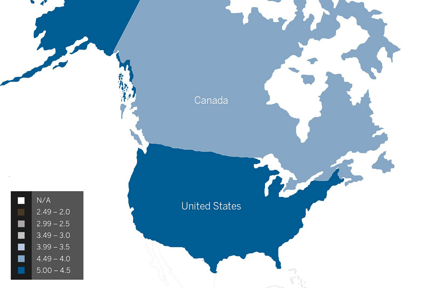 United States and Canada: 2018 World Regions: Historical Data: Global  Philanthropy Environment Index: Global Philanthropy Indices: IUPUI