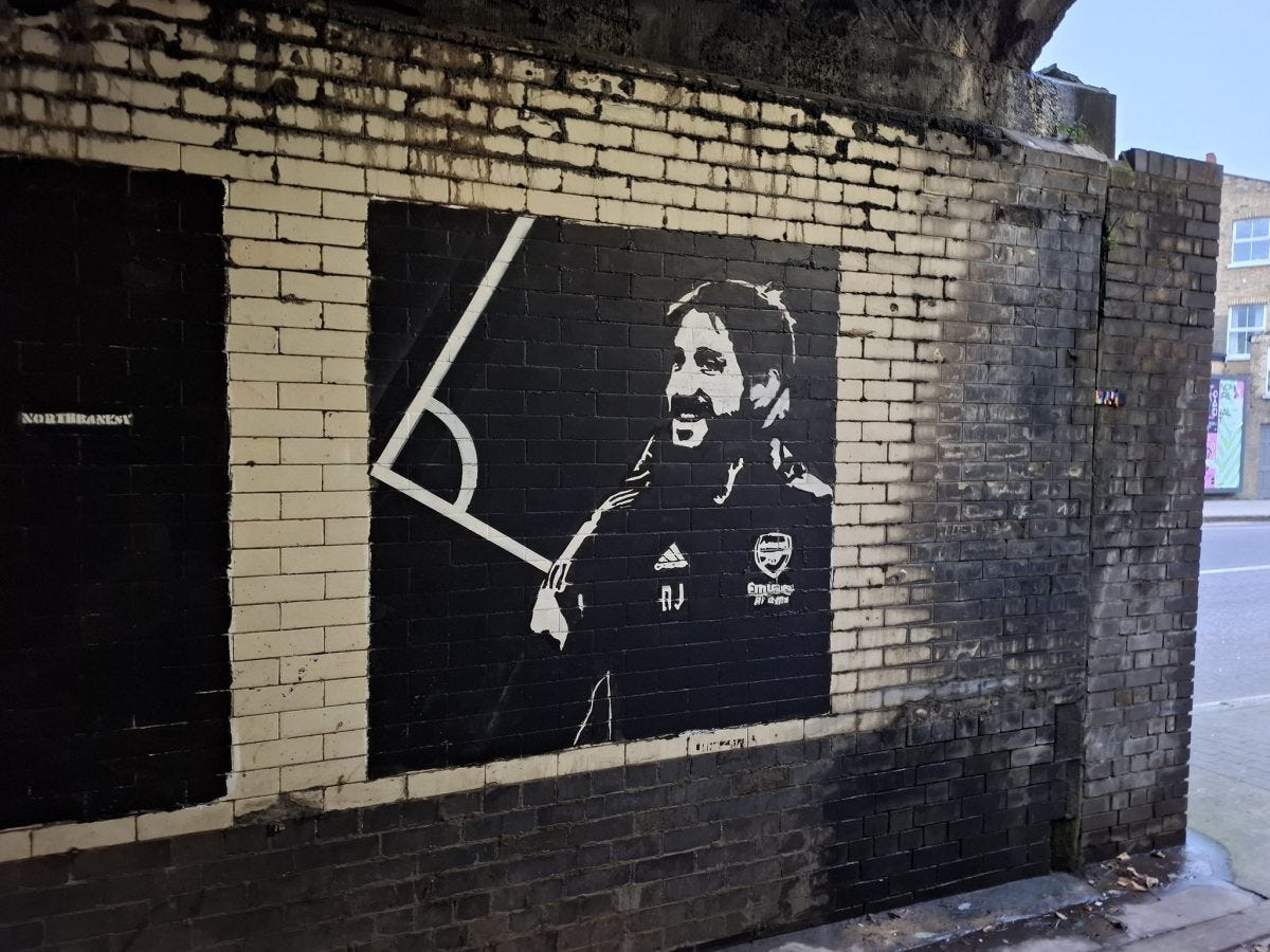 I painted Arsenal's Nicolas Jover mural - this is what rival fans got wrong