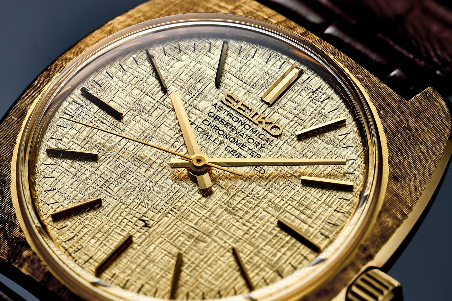 A chronometer certified Seiko watch