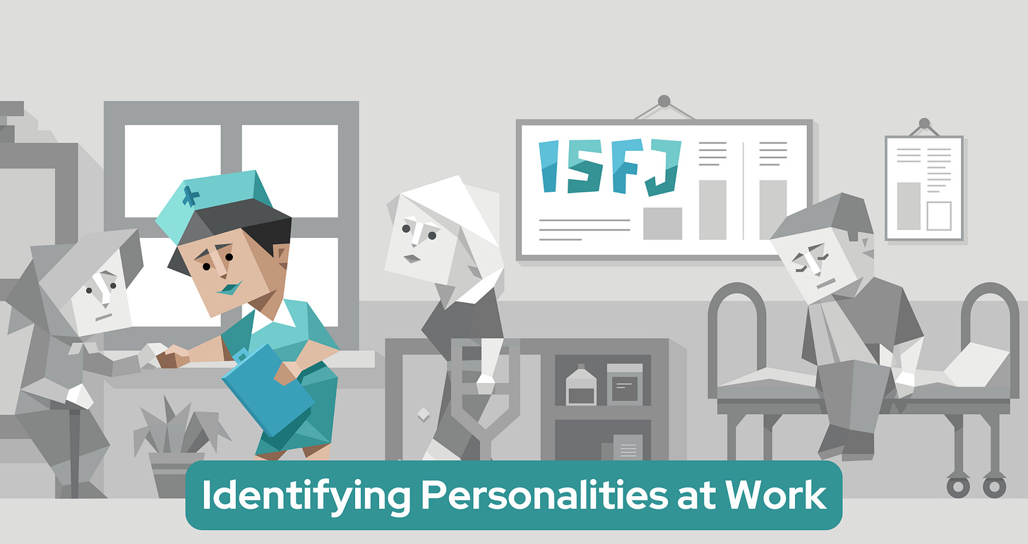 Isfj Lettering Spotting ISFJ Personalities at Work